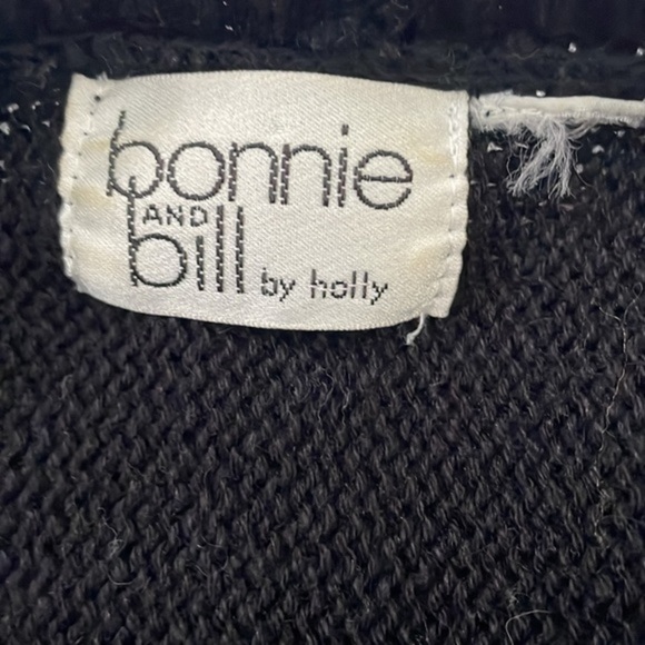 Vintage 90s Bonnie and Bill By Hollie Embroidered Knit Flower Sweater 0005 - Picture 10 of 10